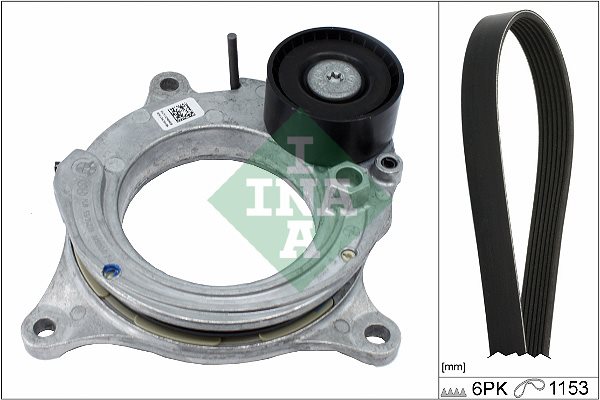 Zestaw paska wieloklinowego do BMW, 529 0566 10, INA w ofercie sklepu e-autoparts.pl 